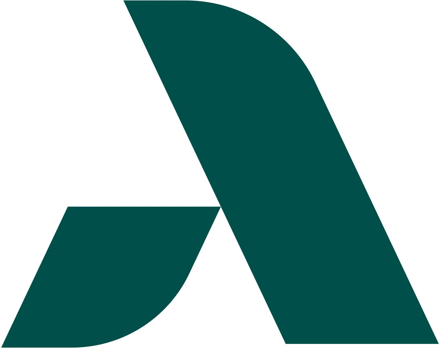 You could say An uppercase abstract A in Heritage Green composed of a smaller leg representing Augusta Technical College supporting the larger leg representing the Augusta Community and economy.